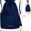 ZOORON Waterproof Drawstring Gym Backpack Bag for Men & Women, Sport Gym Sack Mini Travel Daypack - Image 6