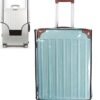 MosaiRudo Clear PVC Luggage Cover Protectors Transparent Travel Luggage Protector for Wheeled Suitcase (Thickness 0.2mm, 20inch)