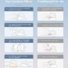 Elevate Sleeping Cervical Neck Pillow for Pain Relief, Healthy Spine Restore Memory Foam Pillows Fit Shoulder Perfectly, Adjustable Ergonomic Contour Pillow, Bed Pillow for Side Back Stomach Sleeper - Image 4
