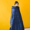 Gravel Layover Ultra-Compact Packable Down Blanket for Travel & Camping - Lightweight, Warm Travel Blanket Airplane, Car Blanket, Down Alternative Blanket- Includes Carrying Pouch (Blue) - Image 6