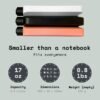 Flat Water Bottle | Stainless Steel 17oz Flask | Minimalistic Design for Easy Portability | BPA-Free, Leak-Proof | Perfect for Travel, Gym, and Everyday Use (Black) - Image 4