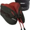 Cabeau Evolution Cool Travel Neck Pillow Cooling Airflow Vents, Memory Foam Neck Support, and Adjustable Clasp - Comfort On-The-Go with Carrying Case - Airplane, Train, Car, and Gaming (Red)