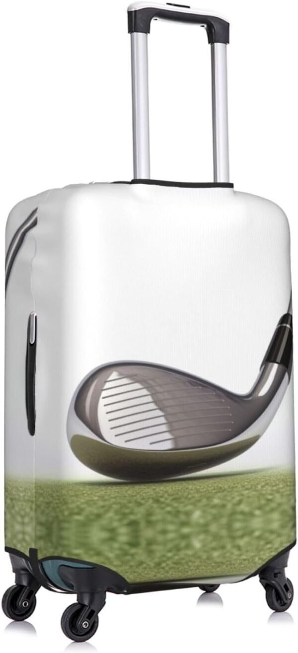 Kururi Golf Club Print Suitcase Cover Personalized Travel Luggage Cover Trolley Case Cover Travel Luggage Protector Cover Suitable For Travel Business Trip X-Large - Image 3