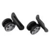 1 Pair Luggage Wheels Repalcement, Silent Double Row Wheel Suitcase Swivels Casters Repair Universal Outdoor Caster Repairing Parts for Trolley Travel Customs Box Accessories