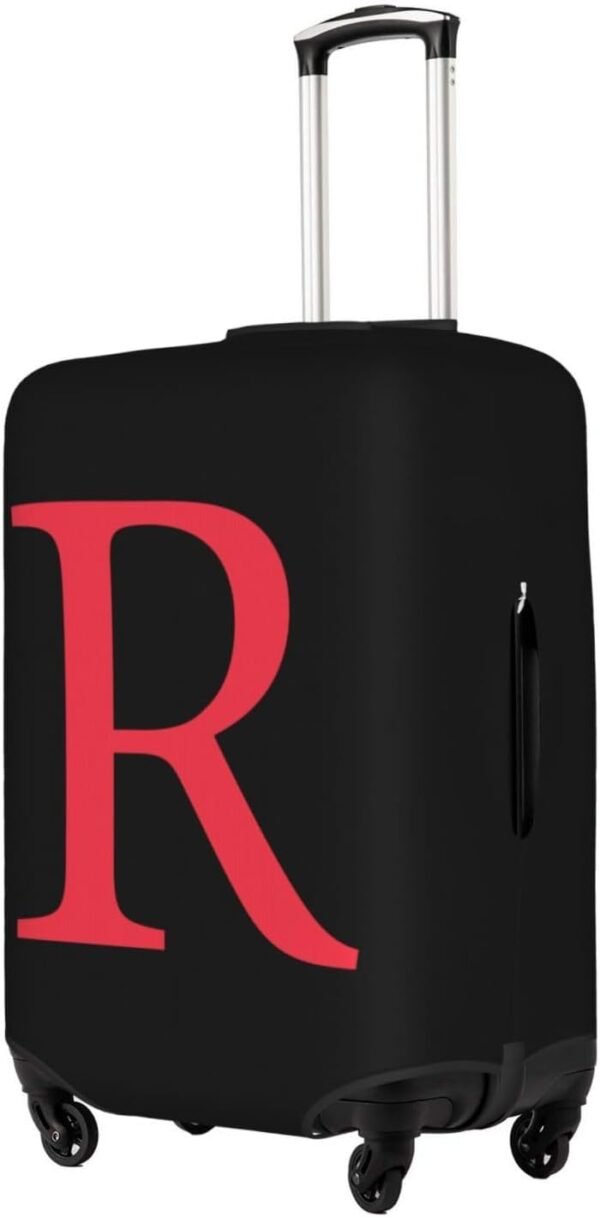 Letter R Luggage Cover Elastic Stretch Suitcase Covers for Luggage Anti-Scratch Luggage Protector Washable Travel Suitcase Cover XL fits 29-32 Inch Luggage - Image 2