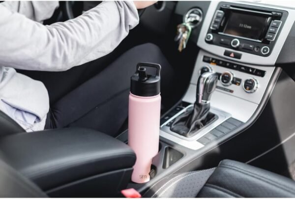 Simple Modern Kids Water Bottle with Straw Lid Vacuum Insulated Stainless Steel Metal Thermos Bottles | Reusable Leak Proof BPA-Free Flask for School | Summit Collection | 18oz, Midnight Black - Image 5