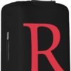 Letter R Luggage Cover Elastic Stretch Suitcase Covers for Luggage Anti-Scratch Luggage Protector Washable Travel Suitcase Cover XL fits 29-32 Inch Luggage - Image 3