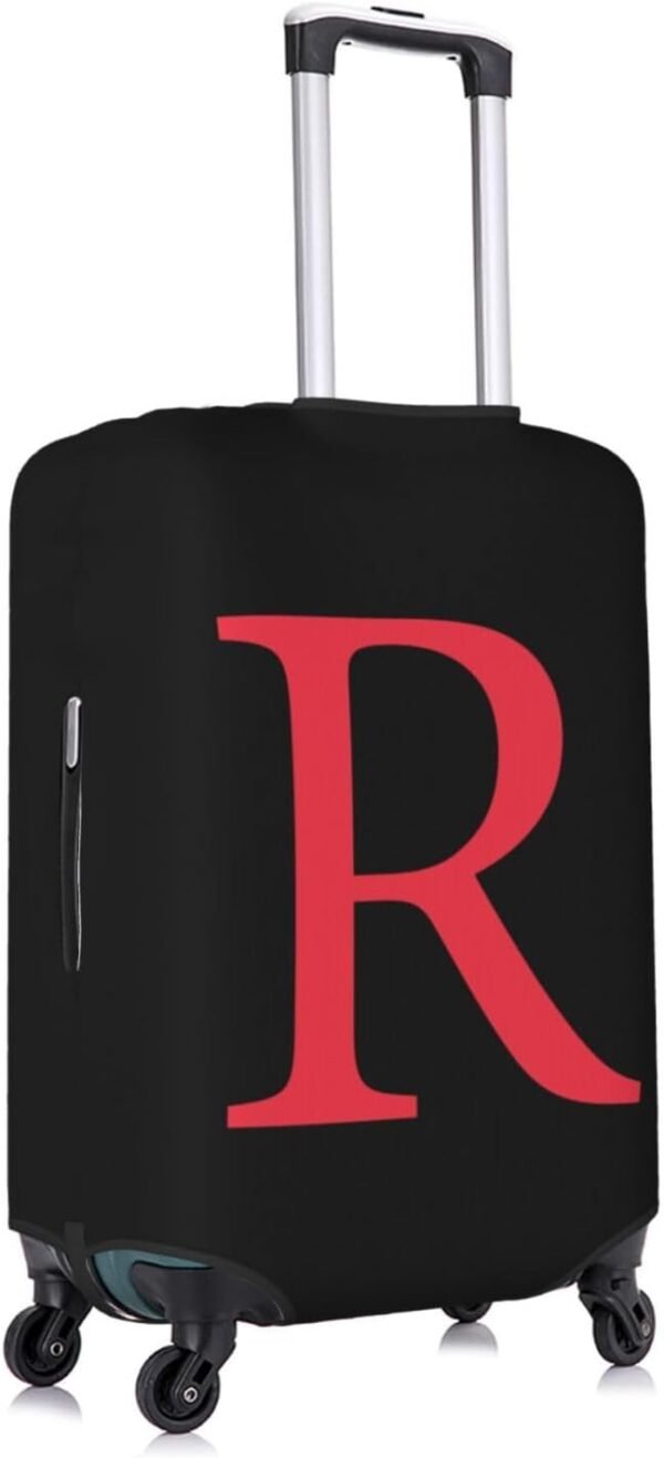 Letter R Luggage Cover Elastic Stretch Suitcase Covers for Luggage Anti-Scratch Luggage Protector Washable Travel Suitcase Cover XL fits 29-32 Inch Luggage - Image 3