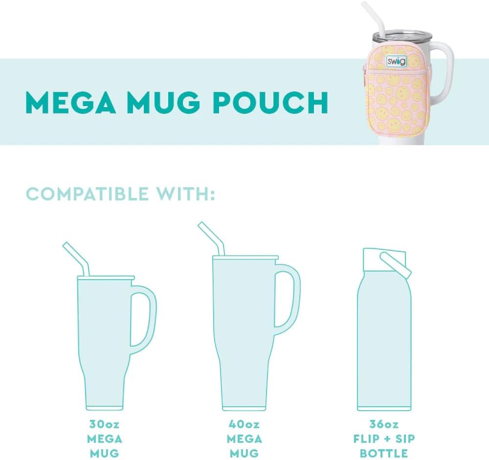 Swig Life Mega Mug Pouch, Water Bottle Bag with Adjustable Strap, Water Bottle Fanny Pack with Zippered Phone Pocket, Holds Travel Essentials, Water Bottles, Tumbler Accessories (Sweet And Spooky) - Image 3