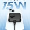 2 in1 Wireless Charger Stand Compatible with MagSafe, Compact Travel Essentials, Ultra Portable Fast Charging Station for iPhone 16 15 14 13 12, Wireless Charging Pad for Apple Watch & Airpods Pro. - Image 5