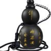 Gourd Water Bottle, Gourd-Style Water Bottle, Drinking Gourd Bottle, Bottle Gourd, Gourd Shaped Water Bottle, Gourd Drinking Cup Jug Portable Travel Large Capacity Durable, 900 ml (Black)