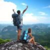 Neoprene Water Bottle Sling Case Bag Carrier Holder - 750ML/24oz Water Bottle Sleeve Strap Cooler Cover for Men Women Kids Travel School Camping Walking Hiking Running(Blue Flowers) - Image 5