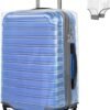 20 inch Clear Luggage Cover for Suitcase Tsa Approved Thicken PVC Plastic Suitcase Protector Cover for Baggage Travel Waterproof.