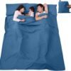Sleeping Bag Liner, Lightweight Portable, Soft Travel and Camping Sheet, with Compact and Carry Bag, for Travel, Hotel