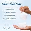 Clean Skin Club Clean² Pads 2.0 [NEW & IMPROVED EDGES] Guaranteed Not to Shed & Tear Face Pads, Unique Triple Layers, Textured & Ultra Soft Side, Organic Disposable Cotton, Pair with Makeup Remover - Image 3