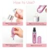 Perfume Travel Refillable-Travel Accessories-Perfume Atomizer Bottle Portable,Stocking Stuffers for Women Outdoor and Traveling 5ML (Travel Essentials,5 pack) - Image 2