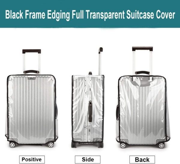 Clear PVC Suitcase Cover Protectors 20 inch Transparent Travel Luggage Covers for Suitcase Tsa Approved - Image 7