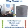 Airplane Footrest for Kids, Toddler Travel Bed for Sirplane, Seat Extender Airplane for Leg Rest and Lie Down, Flying Travel Essentials for Baby - Image 5