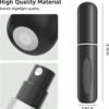 Mini Refillable Perfume Atomizer Bottle, Portable, Travel Size, Travel Accessories, Travel Essentials, Fragrance Empty Spray Bottle for Traveling and Outgoing（Black, 1pack） - Image 3