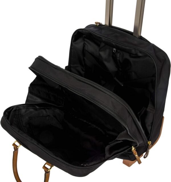 Bric's X-Bag/X-Travel 2.0 - Pilot Bag - Rolling Carry On Luggage - Business - 14 x 15.5-Inch Luggage Laptop Bag, Black - Image 6