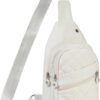 Small Sling Bag for Women, Sling Backpack Daypack Fanny Pack Crossbody Bags for Hiking Travel Sports Running