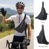Sling Bag Waterproof Crossbody Backpack Shoulder Chest Bag Waist Packs Reflective Travel Bike Gym Bag With Water Bottle for Men and Women - Image 3