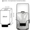 Clear PVC Suitcase Cover Protectors 20 inch Transparent Travel Luggage Covers for Suitcase Tsa Approved - Image 2