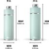 Ninja DW2401MT Thirsti 24oz Travel Water Bottle, For Carbonated Sparkling Drinks, Colder and Fizzier Longer, Leak Proof, 24 Hrs Cold, Dishwasher Safe, Stainless Steel Insulated Tumbler, Seafoam Blue - Image 10