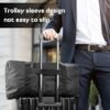 INFANZIA 24x12x12 inches Sports Duffle Bag, Large Travel Duffel Tote Bag with Trolley Sleeve, Water Resistant Durable Zipper Weekender Overnight Luggage Bag for Men - Image 2