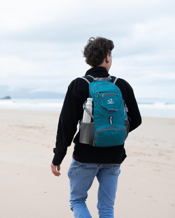 WATERFLY Small Lightweight Packable Backpack: 20l Ultra Light Foldable Travel Hiking Camping Daypack Day Pack for Man Woman - Image 7