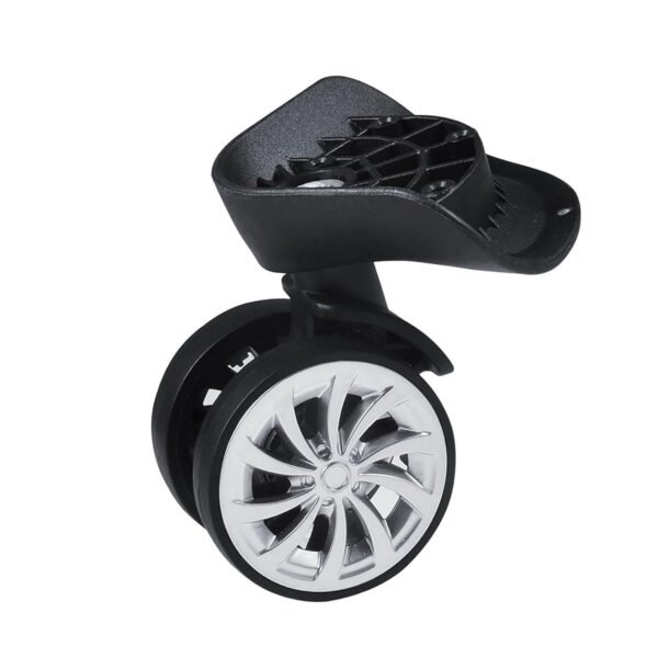 2 Pcs Luggage Wheels Replacement, Travel Suitcase Caster Silent Wheels 360 Swivel Trolley Repair Wheel Suitcase Wheels Replacement with Screw