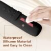 Maliton Makeup Brush Holder Travel, Silicone Makeup Brush Bag with Upgrade Anti-Fall Out Magnetic Strap, Portable Makeup Brush Case, Travel Must Haves for Women-Black - Image 5