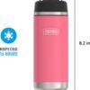 THERMOS ICON SERIES Insulated Water Bottle with Straw Lid - 18 Ounce, Hot Pink - Stainless Steel Vacuum Insulated Water Bottle with Straw Lid - Image 6