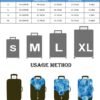 Luggage Cover for Travel Suitcase Protector Anti-scratch, Fits 18-32 Inches, Waterproof Stretchable Thickened Dustproof Spandex Fabric with Zipper (Rainbow, S (19-21 Inch Suitcase)) - Image 7