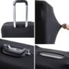 lasenersm 1 Piece Polyester Luggage Cover Protector Travel Luggage Elastic Cover Washable Suitcase Cover Luggage Sleeve Fits 19-21 Inch Luggage, Purple, Size S - Image 4