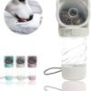 3 in 1 Pet Water Bottle, Outdoor Portable Dog Water Bottle with Food Container Garbage Bags Dispenser, for Cat Puppy Pets Stuff Essentials Accessories, for Walking Hiking Travel (White)