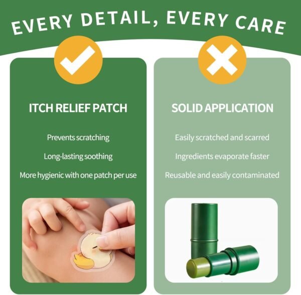 Bug Bite Itch Relief Patches 54 Count, Cute Duck Hydrocolloid Patches for Various Groups of People,Travel Essentials Itch Mosquito Relief for Various Groups of People - Image 6