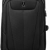 Travelpro Maxlite 5 Softside Expandable Carry on Luggage with 4 Spinner Wheels, Lightweight Suitcase, Men and Women, Black, Carry On 21-Inch