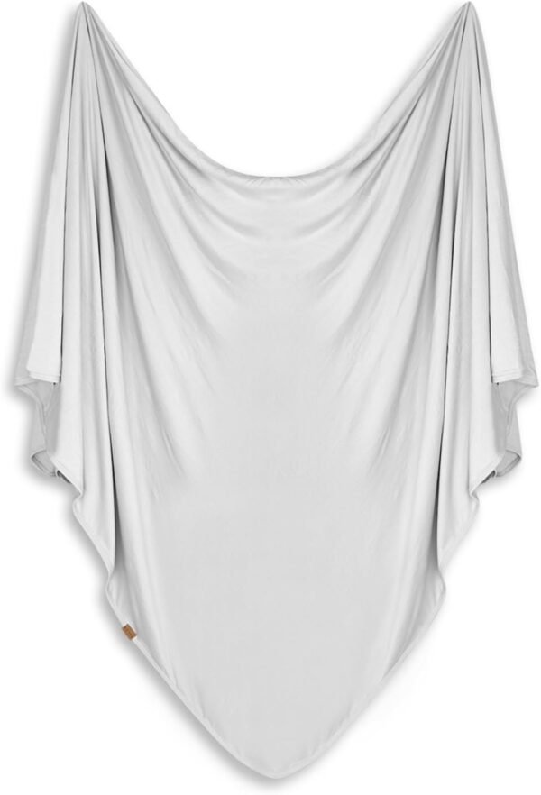 Luxury Viscose derived from Bamboo Wrap Blanket - Stretchy, Lightweight Soft & Breathable - Cooling Viscose with Spandex, Versatile Travel Blanket - Shawl (Warm Stone, Double-Sided)