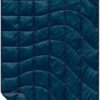Rumpl The NanoLoft Puffy Blanket | Indoor Outdoor Camping Blanket for Traveling, Picnics, Beach Trips, Concerts | 38" x 52" | Deepwater, Travel