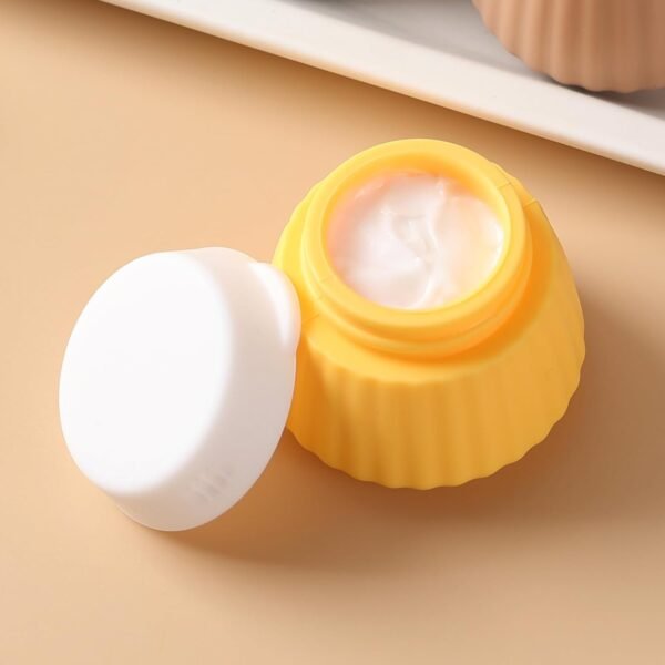 Travel Containers for Toiletries,TSA Approved Silicone Cream Jars, Travel Essentials Accessories with Clear Bag and Labels, Leak Proof Travel Size Jars for Liquid Cosmetic Face Body Hand Cream - Image 5