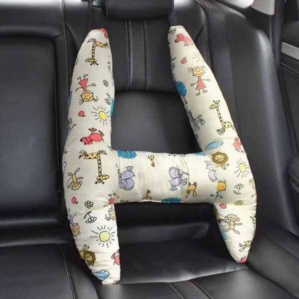 SIQITECHNO Car Travel Pillow for Kids Adults Soft Neck Pillow for Long Journey&Road Trip Washable Breathable Head and Body Support Pillow Car Seat Pillow Car Aircraft Travel Pillow Travel Accessories - Image 5