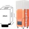Clear PVC Luggage Cover Protectors 28 Inch Suitcase Cover for Suitcase TSA Approved 26-28Inch (25.98''H x 20.07''L x 12.40''W) - Image 2