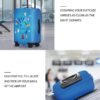 URBEST Luggage Cover Protector Suitcase Anti Scratch Dirt Covers, Fits 18"-22" Luggage City Travel - Image 3