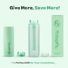 Hydracy Water Bottle with Time Marker -Large BPA Free Water Bottle & No Sweat Sleeve -Leak Proof Gym Bottle with Fruit Infuser Strainer & Times to Drink -Ideal Gift for Fitness Sports & Outdoors - Image 9