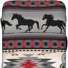 Travel Luggage Cover Horse Stripes Pattern Suitcase Covers for Luggage Fashion Suitcase Protector Fits 18-32" Luggage, Black, M, Luggage Set