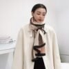Women's versatile autumn/winter travel fashion shawl with a thin spring/summer printed cotton scarf - Image 3