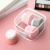 Gemice Travel Size Containers for Toiletries, Leak-Proof Small Silicone Travel Containers for Creams, TSA Approved Travel Size Toiletries Containers with Clear Bag for Women (4 Pack) - Image 6