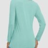 ATHMILE Womens Long Sleeve Round Neck Shirts Basic Tee Casual Top Fall Trendy Tunic Outfits Fitted T Shirts - Image 4