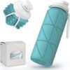 23oz Collapsible Silicone Water Bottle, BPA Free, Portable for Hiking, Travel, Camping, Yoga, Foldable, Leakproof, Lightweight, 690mL - Image 9
